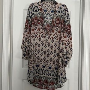 Tunic blouse print XL 100% Polyester